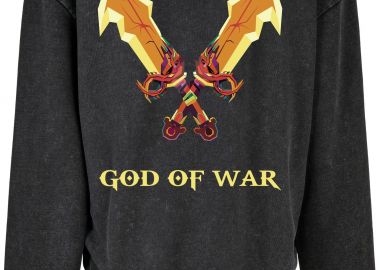 Oversized Premium Hoodie Blade Of Chaos | God Of War Pop Culture Black - Pop Culture - 